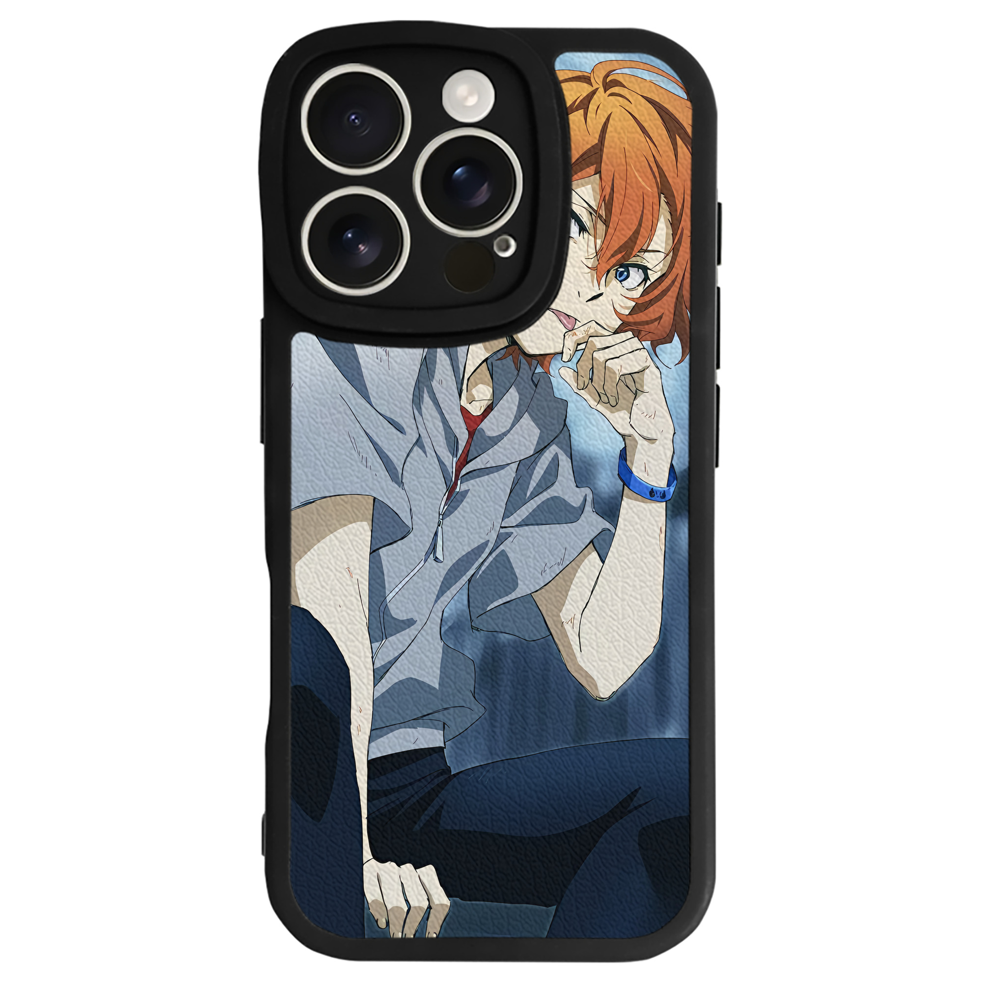 （画像用） 文豪ストレイドッグス Bungo Stray Dogs 【iPhone 16シリーズ対応】シリコンスマホケース（レザー調） 材質：シリコン